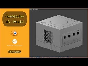 3D Modeling: Gamecube Console - Full Video (Timelapse)