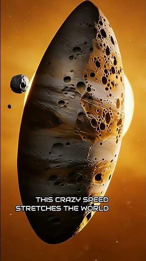 THIS PLANET IS SHAPED LIKE A FOOTBALL #space #haumea #weird