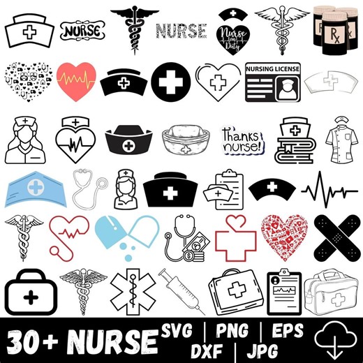 Nurse SVGS and Pngs, Medical Career Svg, Nursing School, Cricut Nurse Design, Nurse Svg File, Nurse Svg Instant Download - Etsy Australia
