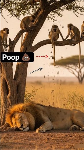 😆🤣 Baboon Bosses Around a Lion! Unbelievable Funny Moments