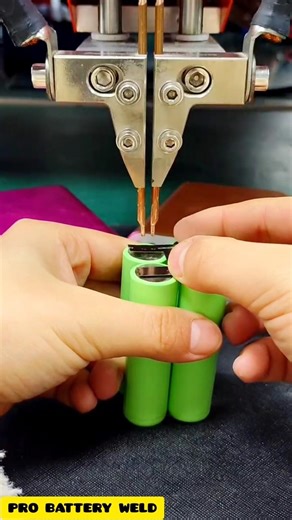 18650 Battery Spot Welding Process | Strong Nickel Strip Connection #spotwelding #batterypack #diy