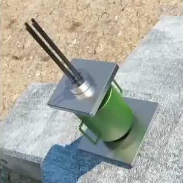 Slope stabilization - Anchor block slope stabilization