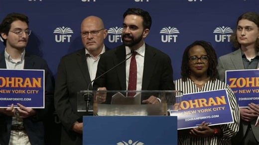 Zohran Mamdani secures United Federation of Teachers (UFT) endorsement