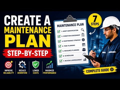 How to Create a Maintenance Plan Step-by-Step | Complete Maintenance Planning Guide #maintenance