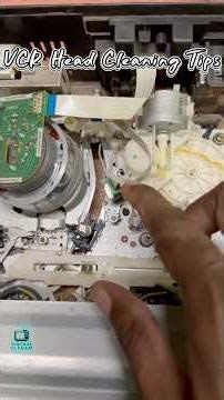 VCR Head Cleaning Tips #vcr #tips #vintage #vhs