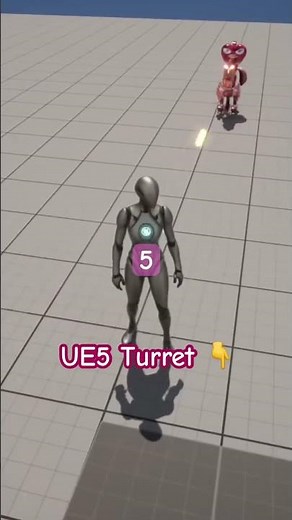 UE5 Turret Tutorial #gamedevelopment #unrealengine5