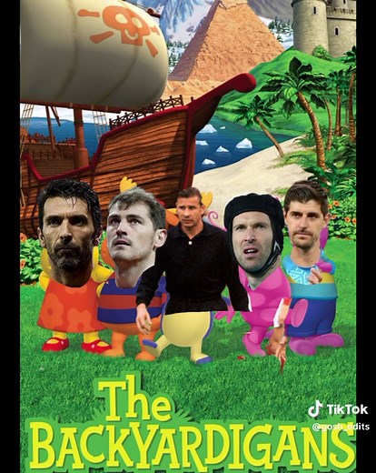The backybardigans x the best goalkeepers #ikercasillas #yashin #buffon #courtios #petrcech