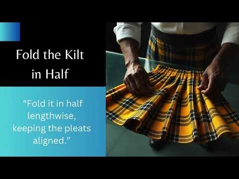 How to Fold and Store Your Kilt Properly