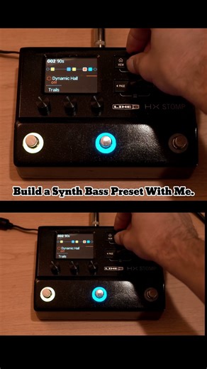 SYNTH BASS Preset Tutorial #bassguitar #grooveoftheday #hxstomp