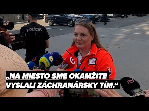 Hovorkyňa Operačného strediska záchrannej služby Petra Klimešová sa vyjadruje k prevozu Roberta Fica