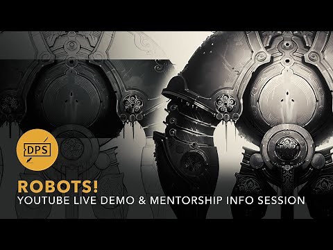ROBOTS! YouTube Live Concept Art Demo