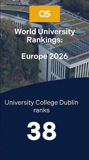 University College Dublin climbs to 38th place in QS European University Rankings
