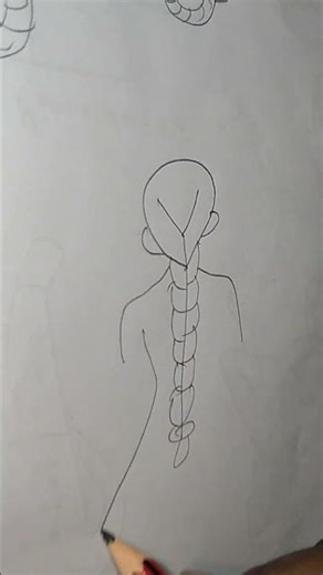 girl back drawing #drawing #varshachoudhariofficial #drawing #comedyfilms #art