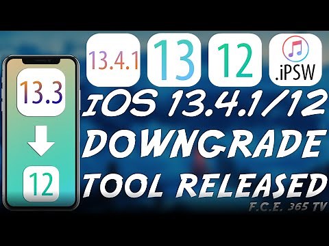 iOS 13.4.1 / 13 / 12 NEW iOS Downgrade Tool (RestoreM8) RELEASED! Easier iOS Downgrades