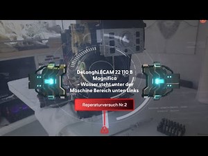 DeLonghi ECAM 22 110 B Magnifica Wasser steht unter der Maschine Reparaturversuch Nr.2