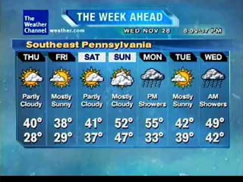 TWC WeatherSTAR XL- Doylestown, PA- Nov. 26, 2014- 8:08PM EST