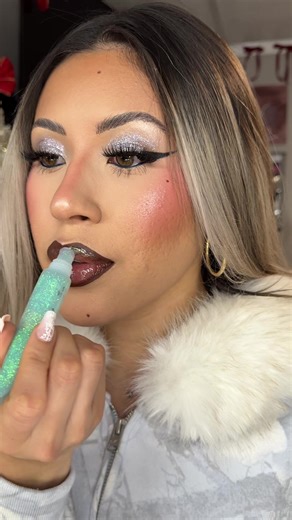 Sparkly Chestnut Lip Combo Tutorial