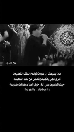 ماذا يهيجك ان صبرت لوقعة الطف الفضيعه،. |مسلم_الوائلي |قصائد حسينيه |ستوريات_حسينيه |تصميمي#لايك