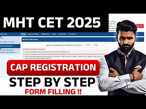 MHT CET 2025 CAP ROUND REGISTRATION FROM FILLING|STEP BY STEP PROCESS ‪@pradeepgiriacademy‬