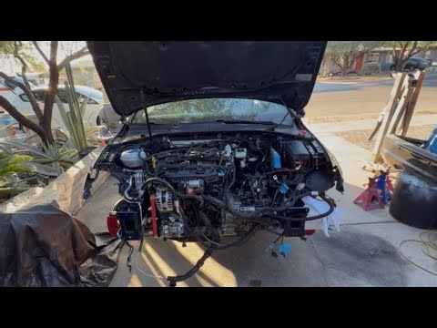 Installing The Motor Into The Engine Bay | MK7 GTI