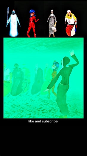 Ladybug vs Evil Ghost Squad 👻🔥 #granny #granny2 #grannygame #hooror #viral #shortsvideo #shorts