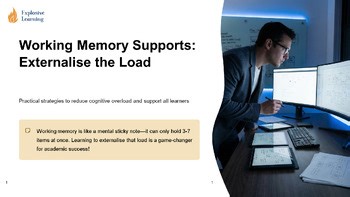 Working Memory Supports Externalise the Load Practical | Lesson & Reflection