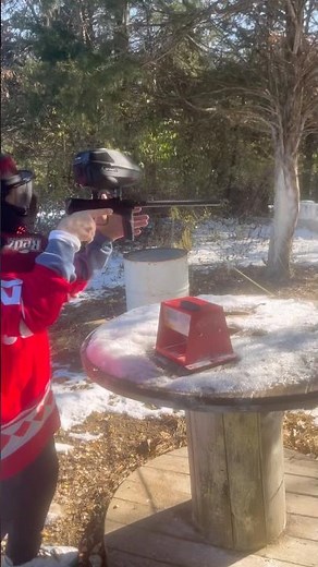 PUSH Propel Paintball Shooting Video (New mechanical paintball marker)