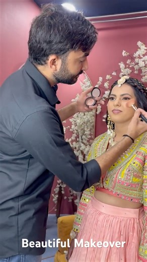 👉Full bridal makeup tutorial step by step /hd makeup /3d makeup /bridal makeup