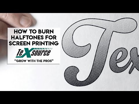 Screen Making 102: How to Burn Halftones and Gradients