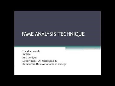 FAME Analysis Technique.