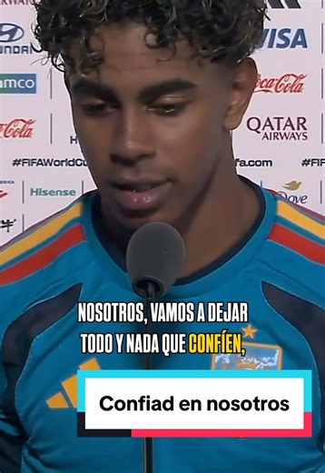 “Ahora que celebren el pase a la semifinal y que confíen en nosotros. Vamos a darlo todo”. #VamosEspaña | #CopaMundialFIFA | #tiktokfootballacademy | #España | #fifaworldcup