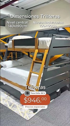 Mejora la distribución de tu espacio de descanso con estas literas 🛏️-