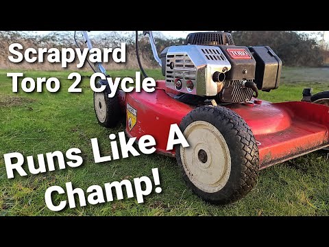 Scrapyard Find - Vintage Toro 2 Cycle 530 Lawnmower!