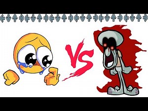 FnF Squidward Tricky VS FnF Crying Cursed Emoji | FNF ANIMATION