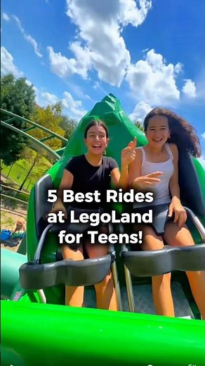 If you’re a teen, these are the must do rides at Legoland! #legoland