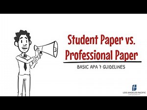 Basic APA 7 Guidelines | Student vs. Professional Paper