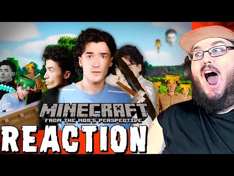 FUNNEST MINCRAFT STORY!!! | Minecraft From The Mobs Perspective | A Minecraft Movie REACTION!!!