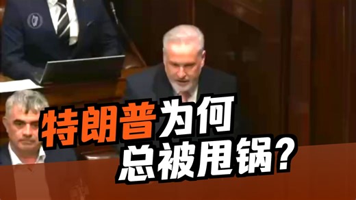 爱尔兰政治家奥弗林：你们只会甩锅给川普，你们除了增税不会干别的，成千上万百姓活不下去你们居然用军队对付他们，人神共愤