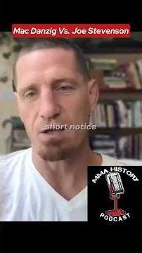 Mac Danzig on Beating Joe Stevenson at UFC124 on relatively short notice! #mmahistory