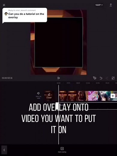 Reply to @smol_lesaro tutorial since you all asked! (How to add an overlay to a video) results at end