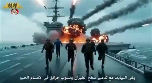 AI Iran video targets Trump’s “beautiful armada”