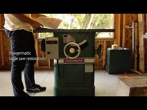 22. Powermatic Table Saw Model 66 Restoration (mostly ASMR)