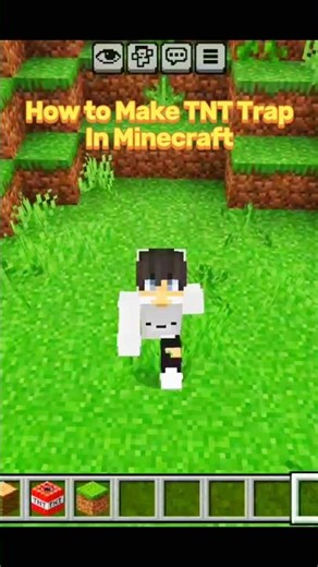 How to Make TNT Trap in Minecraft🔥 #minecraft #trending #fypシ #gaming #trap #tnt #gameplay