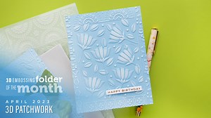 Join the 3D Embossing Folder of the Month Club and receive a new design each month, complete with inspiration. Join now 🔗https://spellbinders.shop/3EOM #spellbinders #neverstopmaking #spellbindersclubkits | Spellbinders Paper Arts