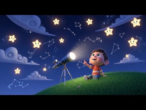 Counting Stars in the Night Sky ⭐🌙 | Learn Numbers for Kids | Fun Counting Adventure