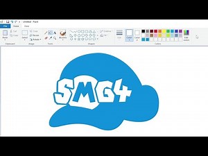 How to draw the SMG4 logo using MS Paint | How to draw on your computer