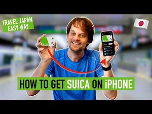 How to Travel Tokyo/Kyoto/Osaka the EASY WAY - Suica on iPhone in Japan
