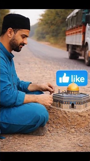 Miniature Al-Aqsa Mosque Made from Clay | Egzon Ibrahimi- AI Art ☪️🕌🤲#Masjid #IslamicArt #AlAqsa