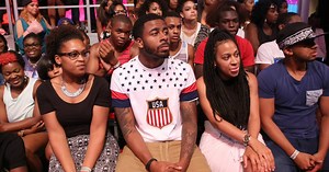 Exclusive Access: Keyshia Cole and Adrian Marcel visit 106 & Park