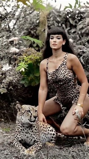 Bettie Page colorized and brought to life